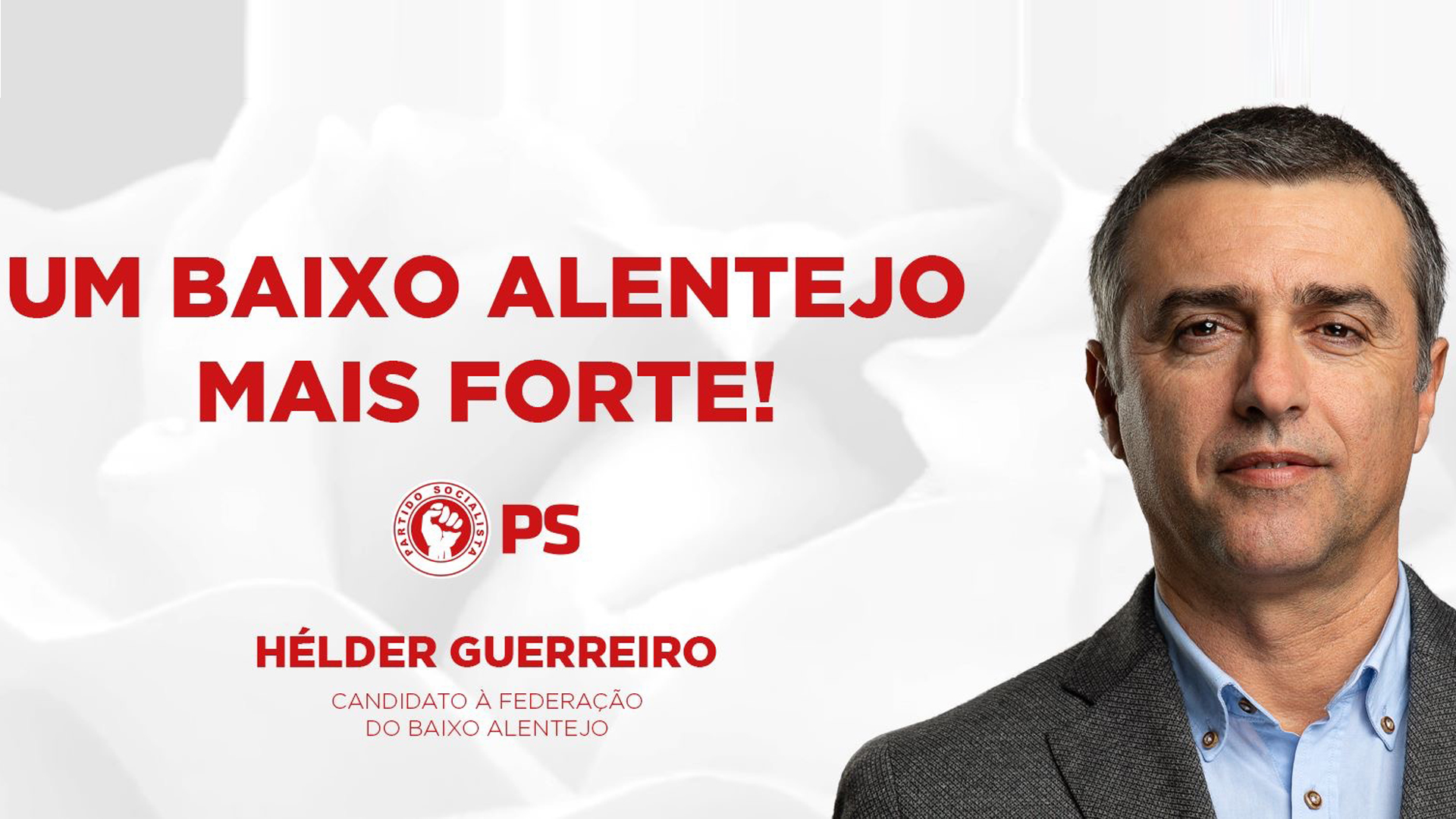 Hélder Guerreiro confiante com eleições para a Federação do Baixo Alentejo do PS