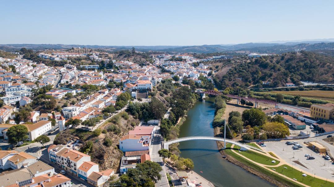 Vila de Odemira fotografias Aereas