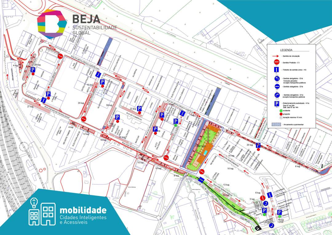 Parque Industrial de Beja com alterações na circulação