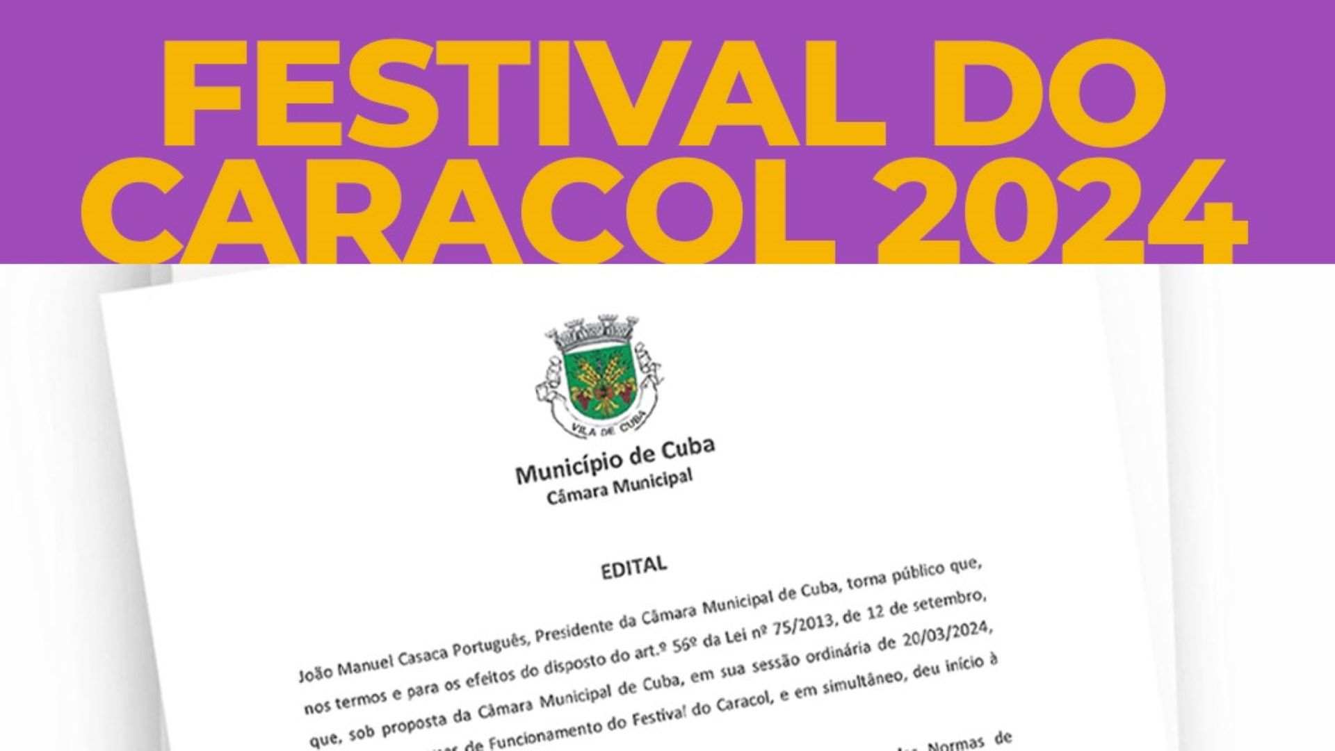 Cuba tem aberto concurso público para atribuição de stands para o Festival do Caracol