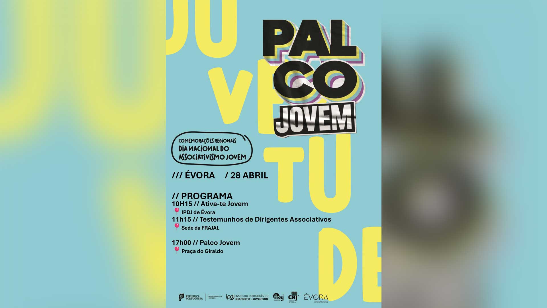 Programa Regional PALCO JOVEM Alentejo2026 - Rádio Pax 2026