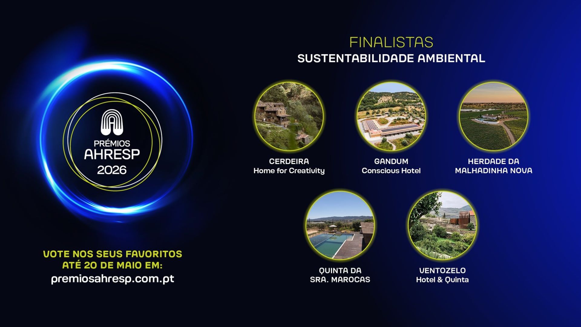 Três projetos no Baixo Alentejo entre os finalistas dos Prémios AHRESP