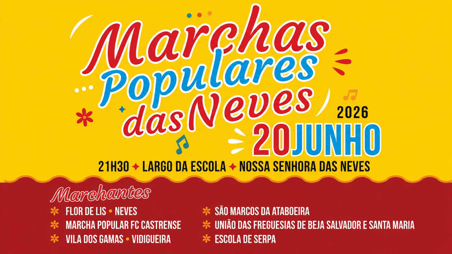 marchas - Rádio Pax 2026
