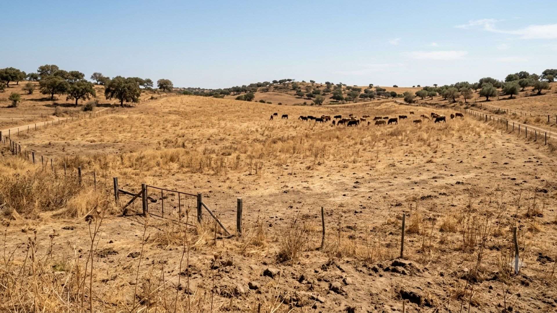 Pastagens e forragens com quebras até 50% no Alentejo